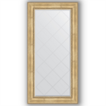 фото Зеркало в багетной раме Evoform состаренное серебро 82x164 см