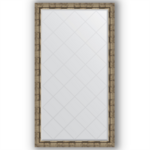 фото Зеркало в багетной раме Evoform серебряный бамбук 93x168 см
