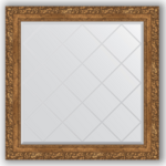 фото Зеркало в багетной раме Evoform бронзовая 85x85 см