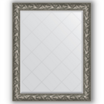фото Зеркало в багетной раме Evoform византия серебро 99x124 см