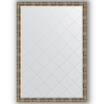 фото Зеркало в багетной раме Evoform серебряный бамбук 128x183 см
