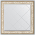 фото Зеркало в багетной раме Evoform серебро 110x110 см