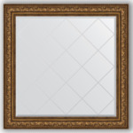 фото Зеркало в багетной раме Evoform состаренная бронза 110x110 см