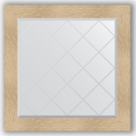 фото Зеркало в багетной раме Evoform золотые дюны 86x86 см