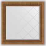 фото Зеркало в багетной раме Evoform бронзовый акведук 87x87 см
