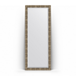 фото Зеркало в багетной раме Evoform серебряный бамбук 78x198 см