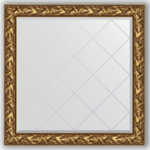 фото Зеркало в багетной раме Evoform византия золото 109x109 см