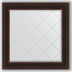 фото Зеркало в багетной раме Evoform темный прованс 89x89 см