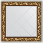 фото Зеркало в багетной раме Evoform византия золото 89x89 см