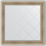 фото Зеркало в багетной раме Evoform серебряный акведук 107x107 см