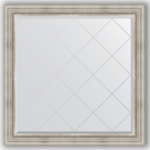 фото Зеркало в багетной раме Evoform римское серебро 106x106 см