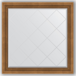 фото Зеркало в багетной раме Evoform бронзовый акведук 107x107 см