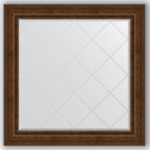 фото Зеркало в багетной раме Evoform состаренная бронза 112x112 см