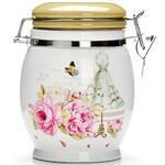 фото Банка для сыпучих продуктов LORAINE, Пионы, 0,9 л