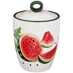 фото Банка для сыпучих продуктов Lefard, Сочный арбуз, 11*11*17 см